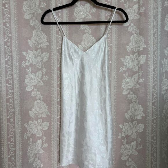 Victoria's Secret White Damask Slip Dress - Picture 1 of 6